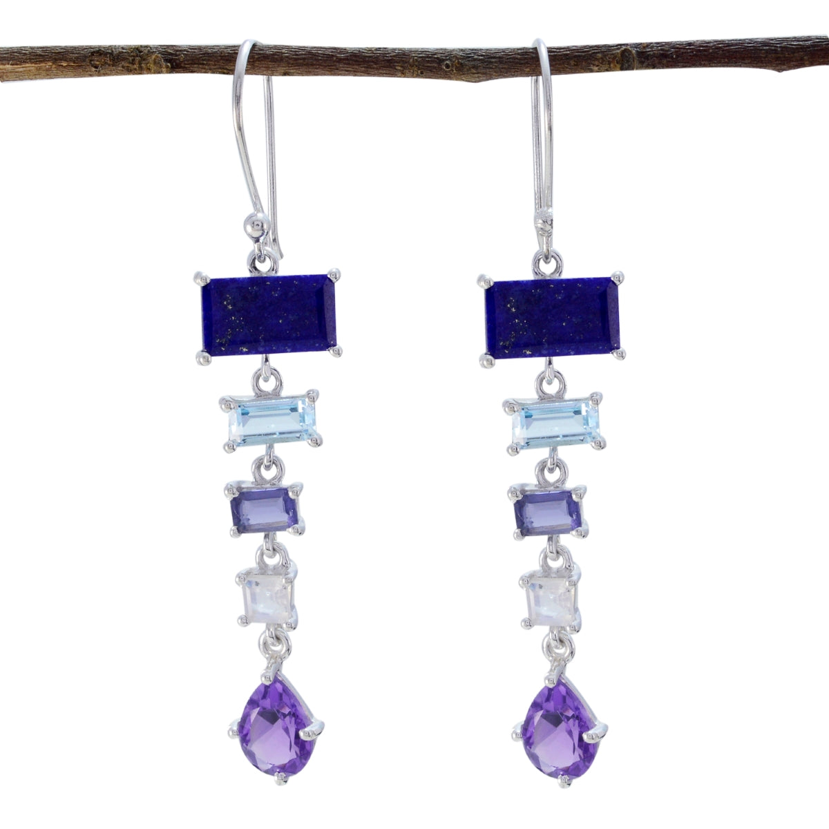 Anna multicolor Versatile multiple Dangle Earring Multi multicolor Dangle