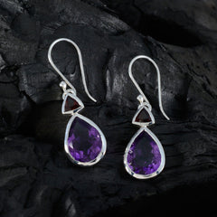 Elena multicolor Slim Toi et Moi Dangle Earring