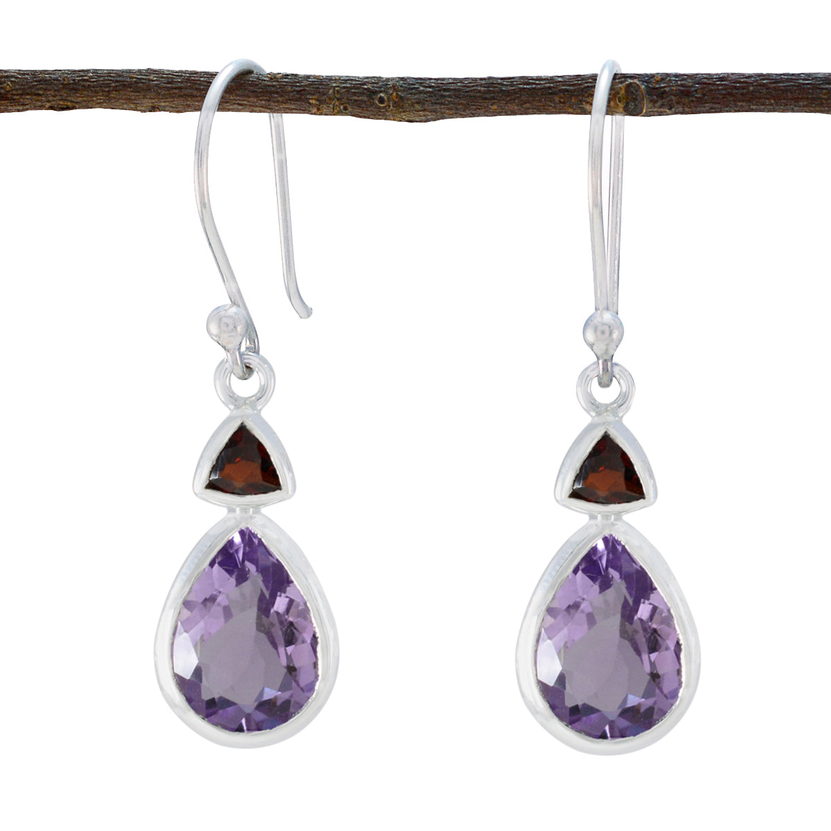 Elena multicolor Slim Toi et Moi Dangle Earring Multi multicolor Dangle
