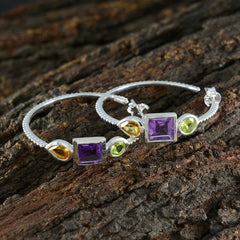 Emi multicolor Mid weight Trilogy Stud Earring