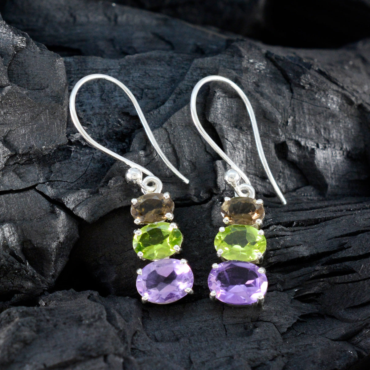 Scarlett multicolor Dainty multiple Dangle Earring