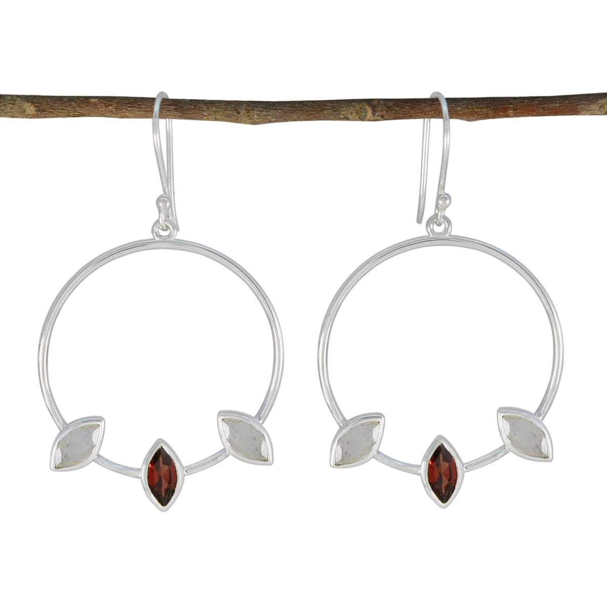 Riley multicolor Minimal Trilogy Dangle Earring Multi multicolor Dangle