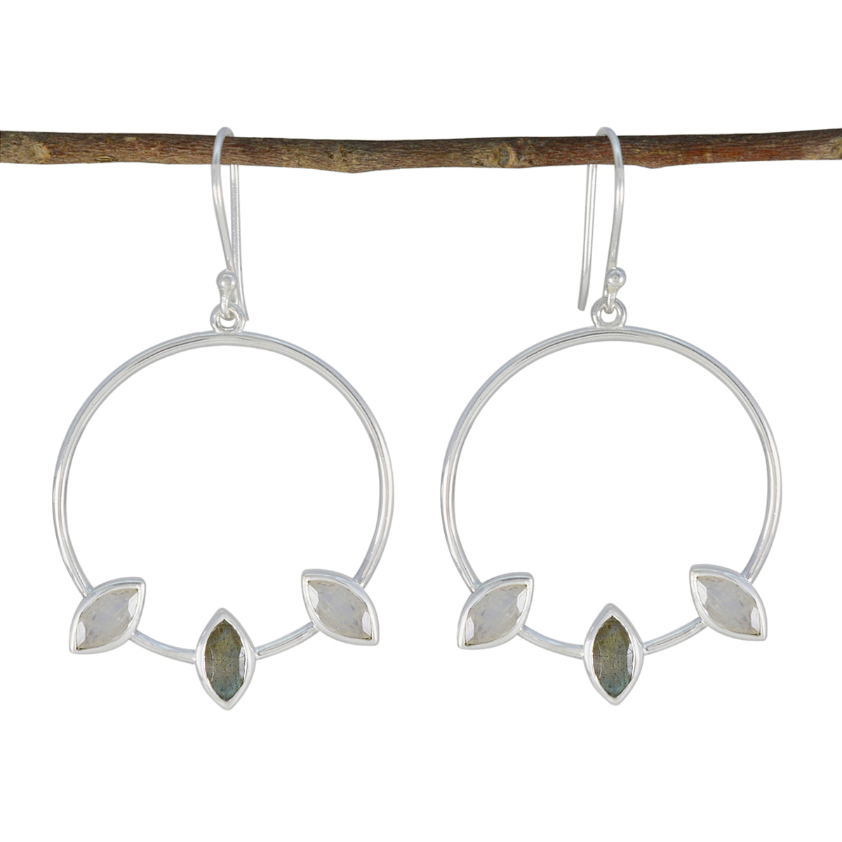 Sarah multicolor Minimal Trilogy Dangle Earring Multi multicolor Dangle