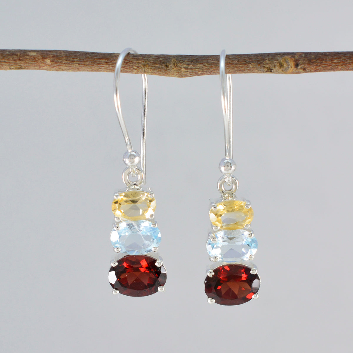 Sophia multicolor Dainty multiple Dangle Earring