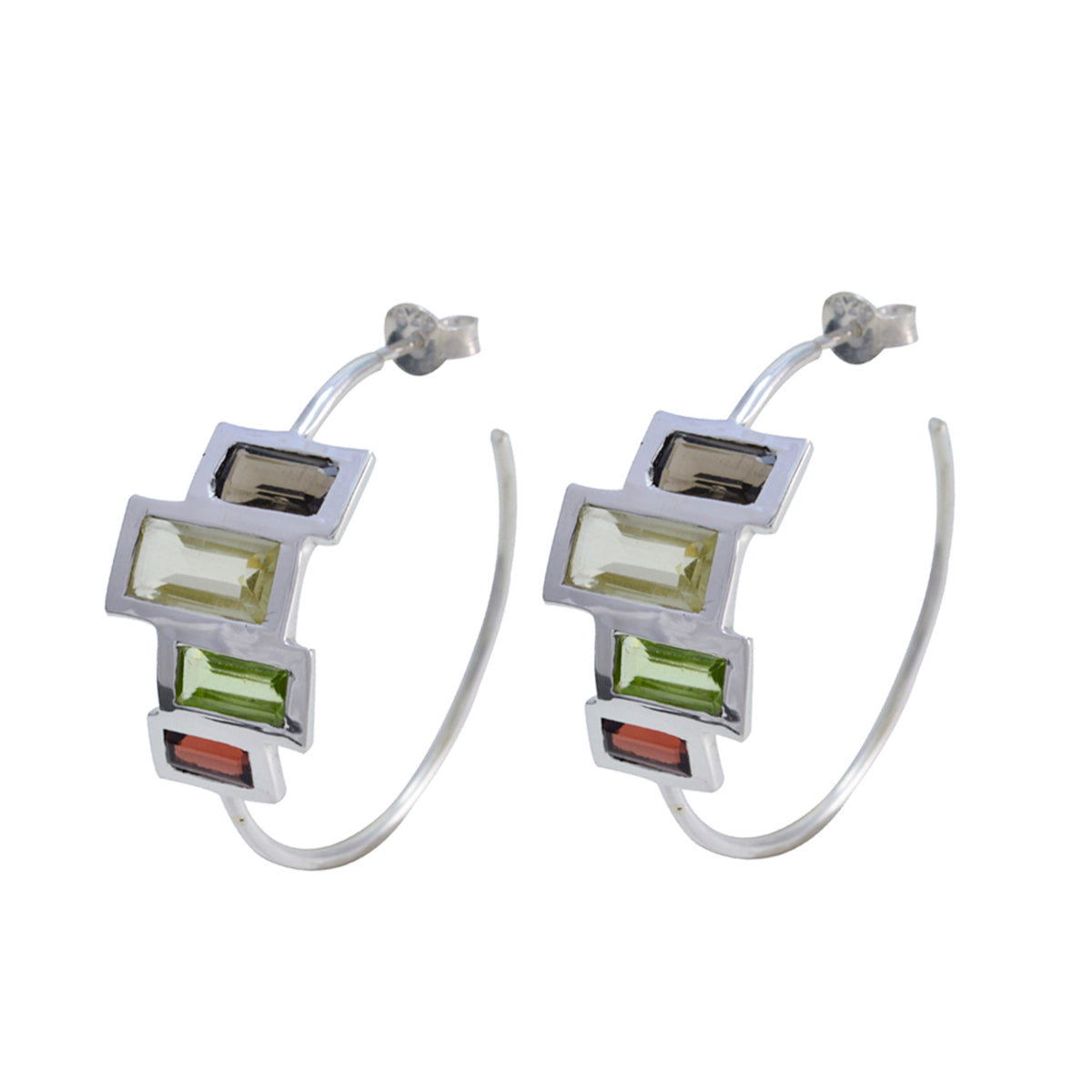 Mia multicolor Classic multiple Stud Earring Multi multicolor Stud