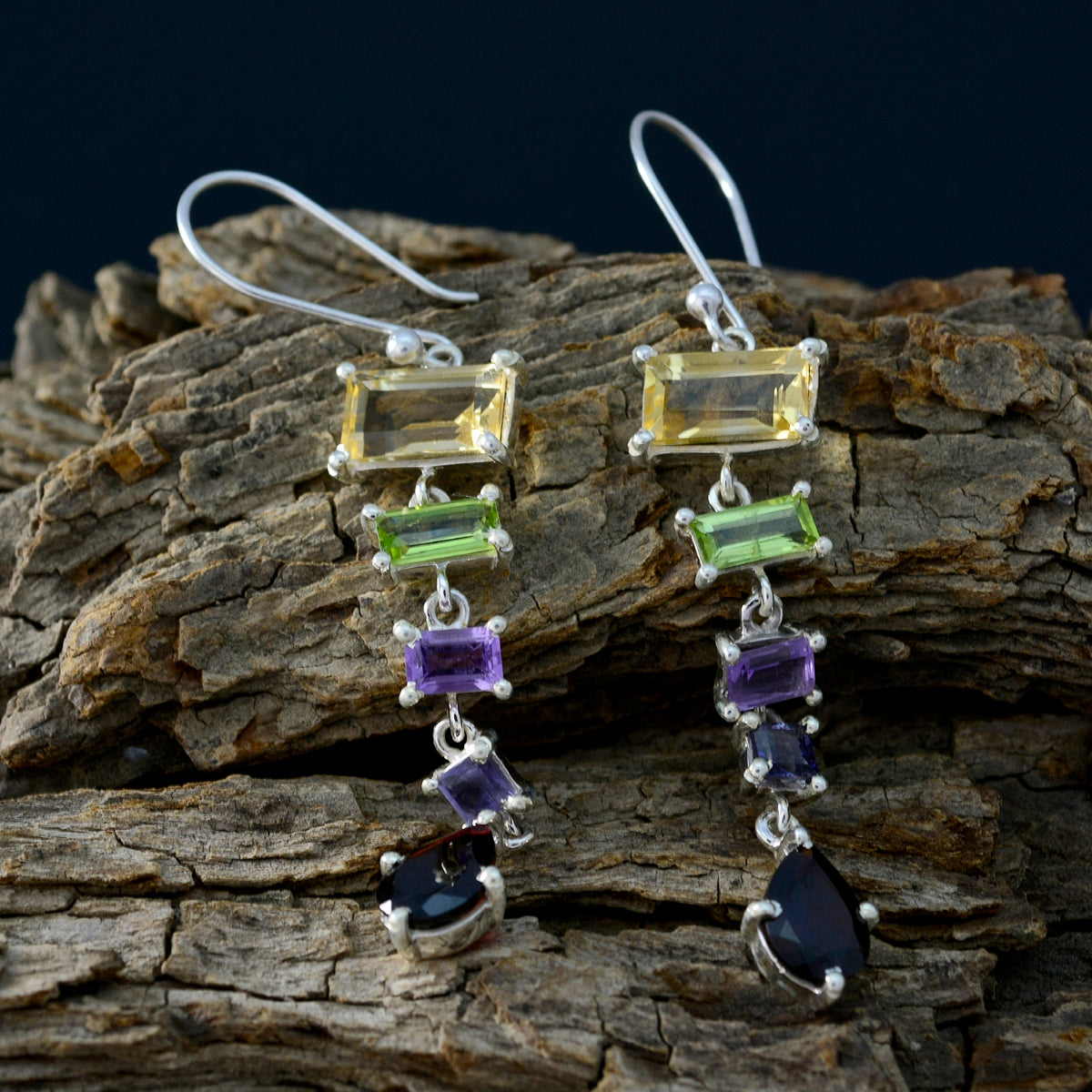Audrey multicolor Versatile multiple Dangle Earring