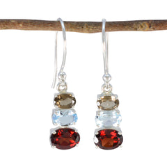 Teresa multicolor Dainty multiple Dangle Earring Multi multicolor Dangle