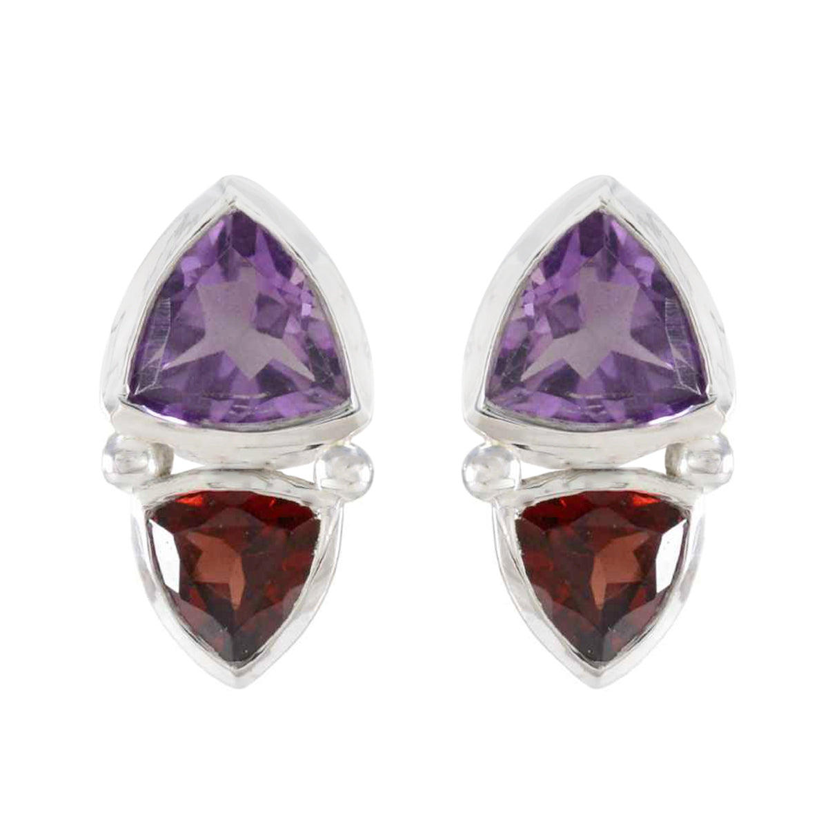 Aurora multicolor Slim Toi et Moi Stud Earring Multi multicolor Stud
