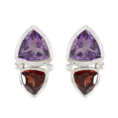 Aurora multicolor Slim Toi et Moi Stud Earring Multi multicolor Stud