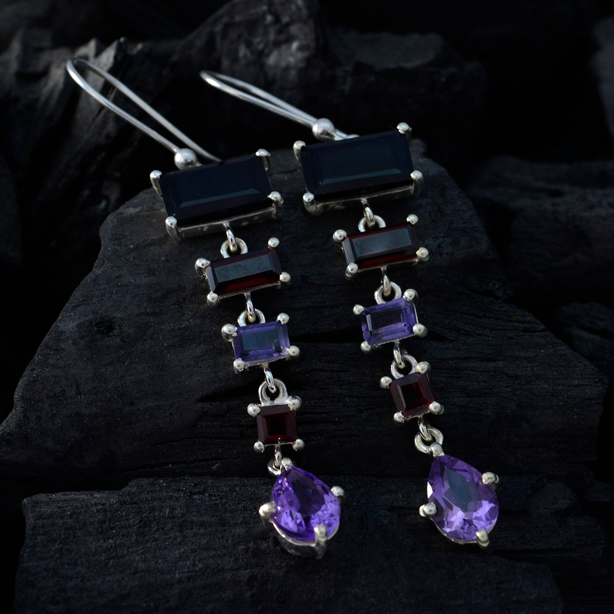 Aurora multicolor Versatile multiple Dangle Earring