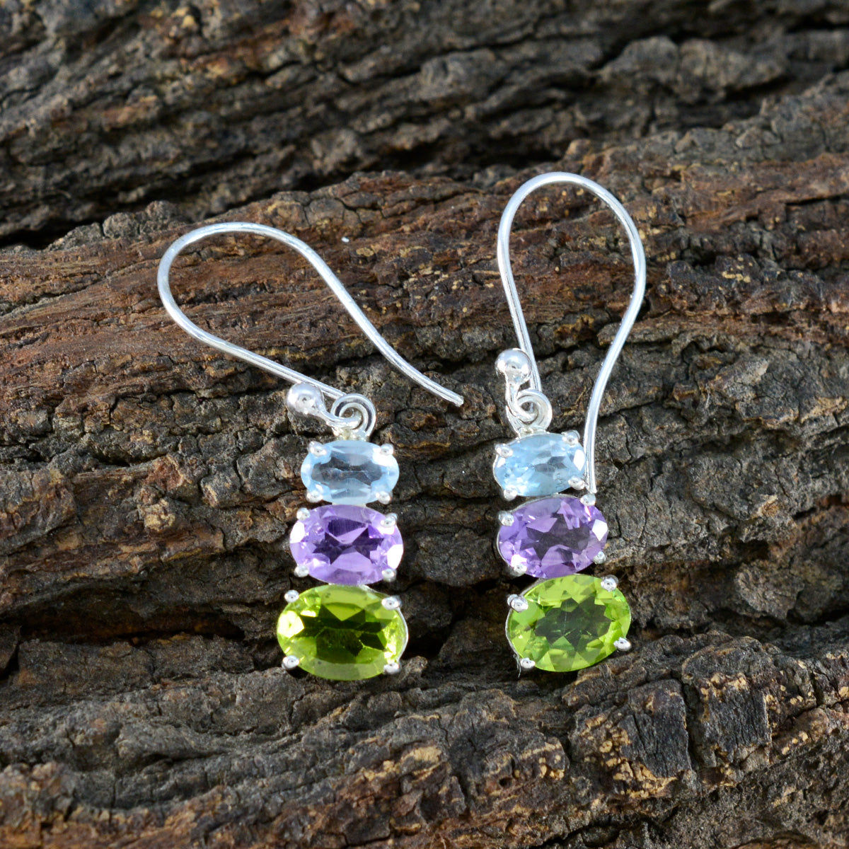 Tereza multicolor Dainty multiple Dangle Earring