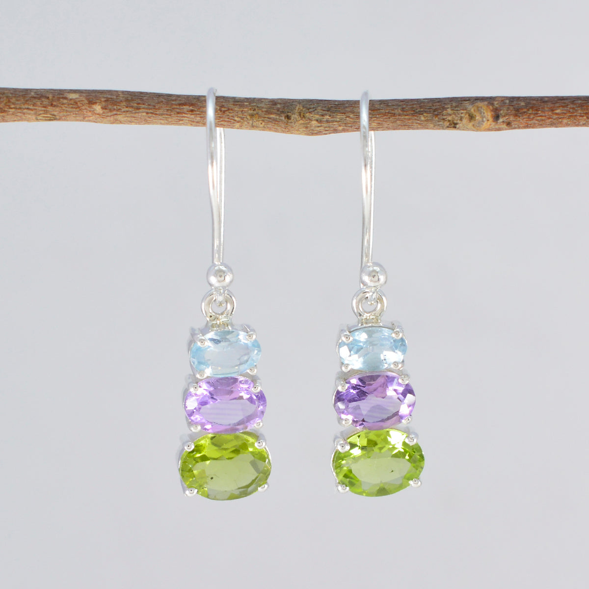 Tereza multicolor Dainty multiple Dangle Earring
