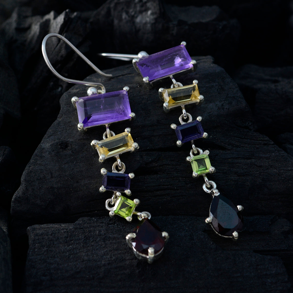 Autumn multicolor Versatile multiple Dangle Earring