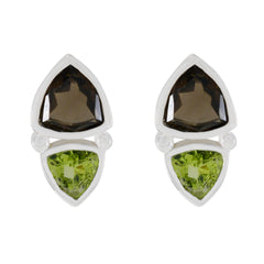 Sara multicolor Slim Toi et Moi Stud Earring Multi multicolor Stud