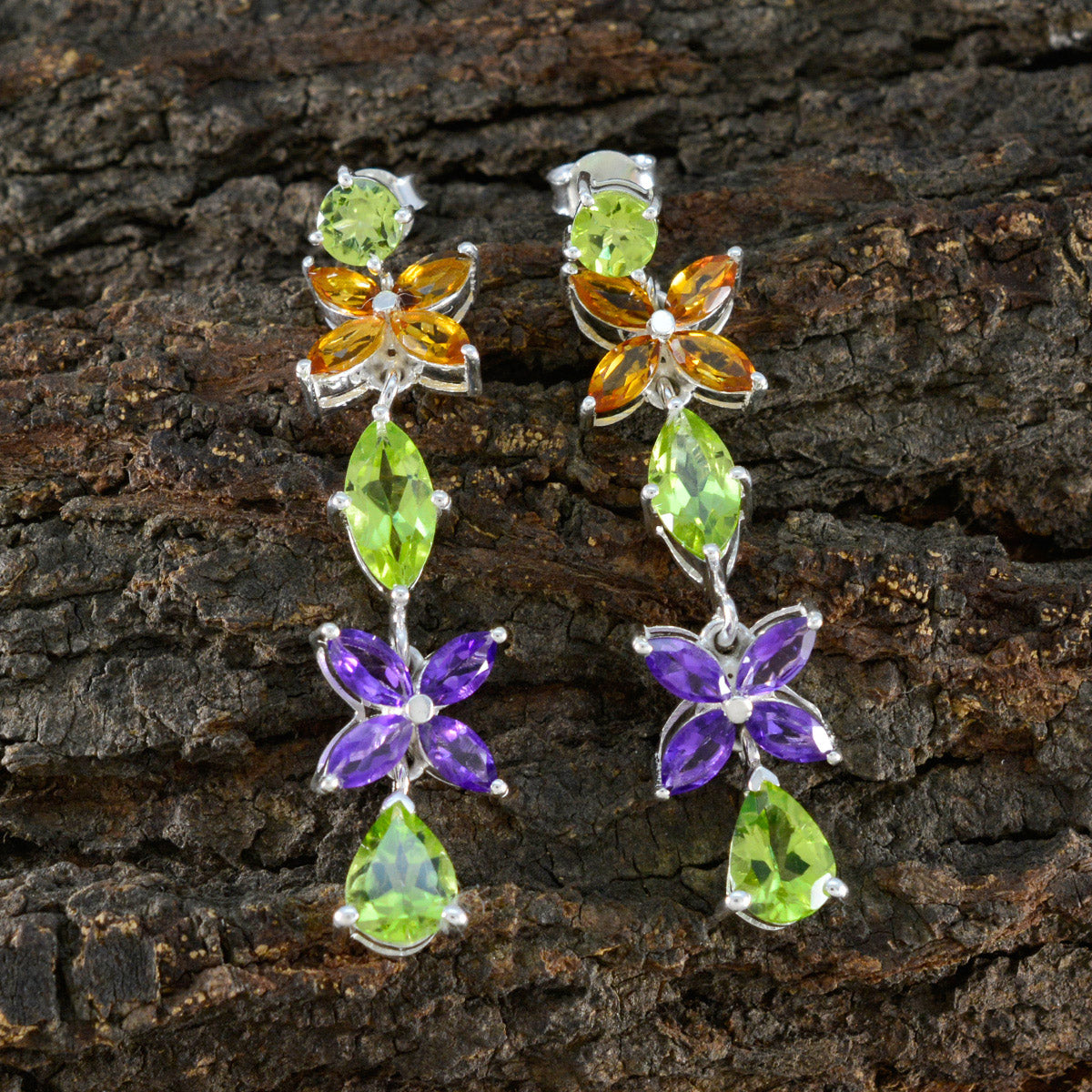 Camilla multicolor Versatile multiple Stud Earring