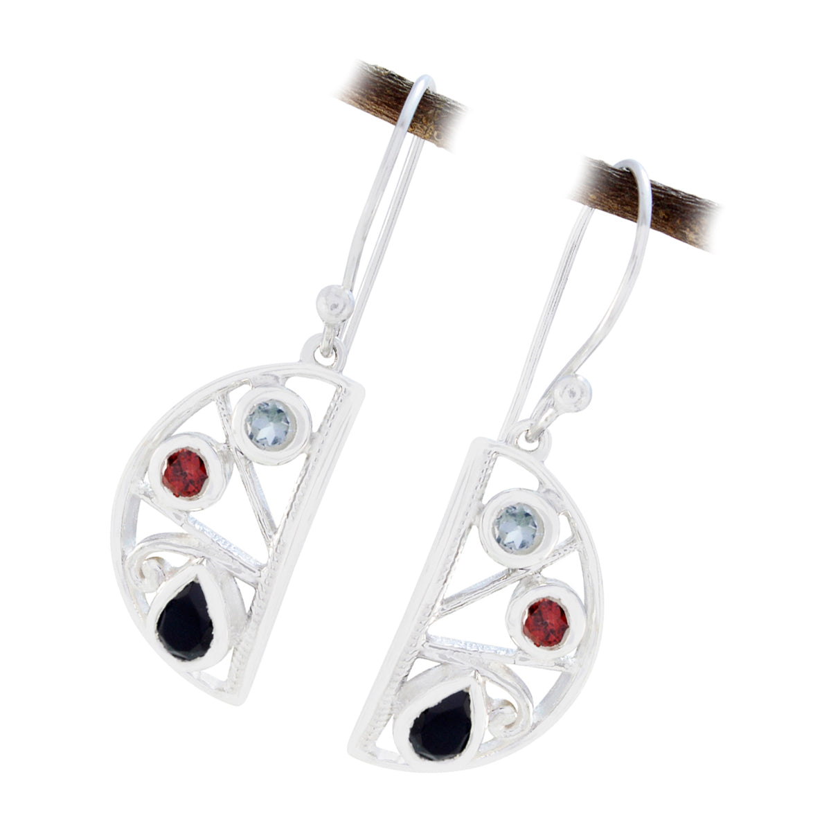 Autumn multicolor Minimal multiple Dangle Earring