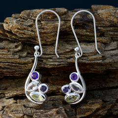 Victoria multicolor Dainty quarter Dangle Earring