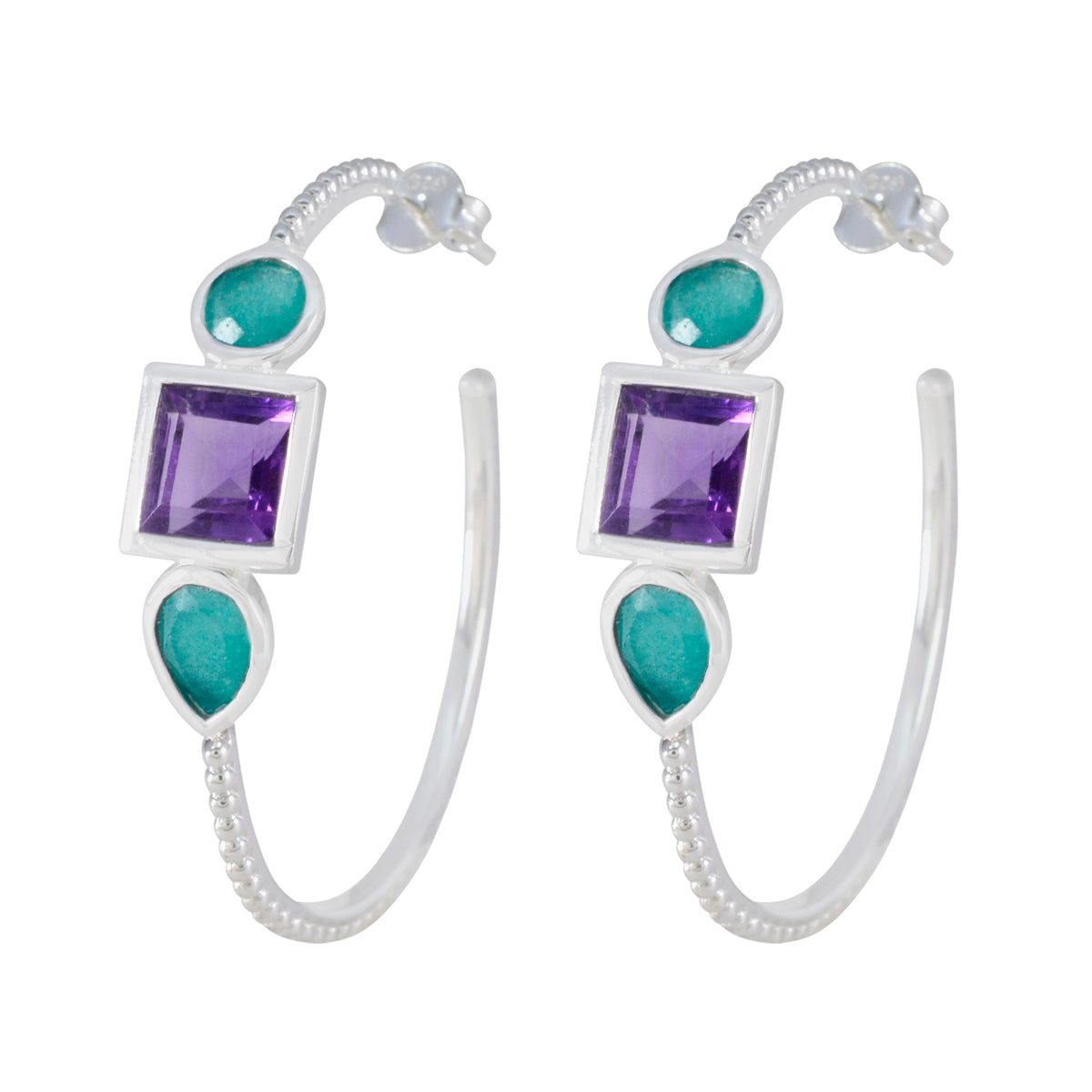 Teresa multicolor Mid weight Trilogy Stud Earring Multi multicolor Stud