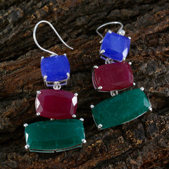 María multicolor Edgy Trilogy Dangle Earring