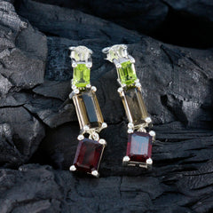 Mila multicolor Minimal multiple Stud Earring