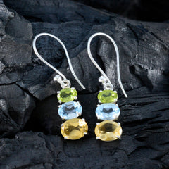 Victoria multicolor Dainty multiple Dangle Earring