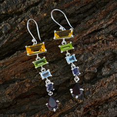 Penelope multicolor Edgy Penta Dangle Earring