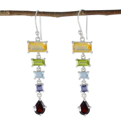 Penelope multicolor Edgy Penta Dangle Earring Multi multicolor Dangle