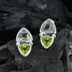 Bella multicolor Slim Toi et Moi Stud Earring