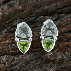 Bella multicolor Slim Toi et Moi Stud Earring