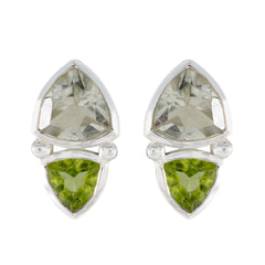 Bella multicolor Slim Toi et Moi Stud Earring Multi multicolor Stud