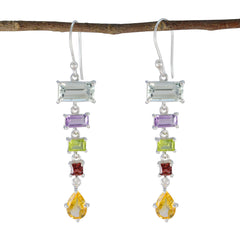 Riley multicolor Edgy Penta Dangle Earring Multi multicolor Dangle