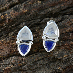 Bianca multicolor Slim Toi et Moi Stud Earring