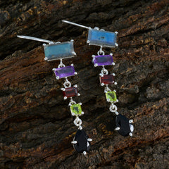 Sarah multicolor Edgy Penta Dangle Earring