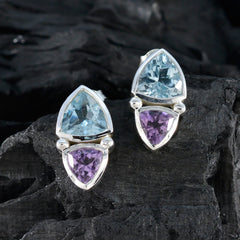 Camila multicolor Slim Toi et Moi Stud Earring