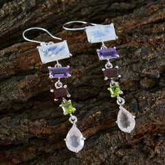 Savannah multicolor Edgy Penta Dangle Earring