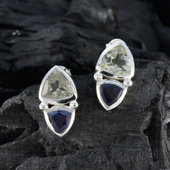 Camilla multicolor Slim Toi et Moi Stud Earring