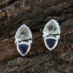 Camilla multicolor Slim Toi et Moi Stud Earring