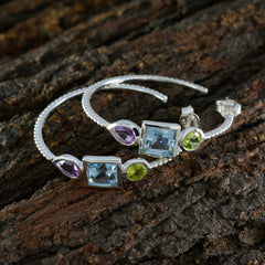 Li Lee multicolor Mid weight Trilogy Stud Earring