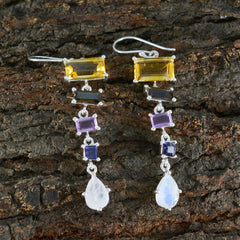 Skylar multicolor Edgy Penta Dangle Earring