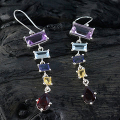 Teresa multicolor Edgy Penta Dangle Earring