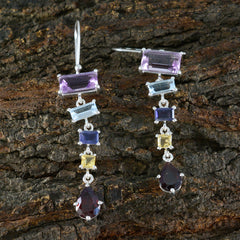Teresa multicolor Edgy Penta Dangle Earring