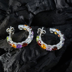 Julia multicolor Slim multiple Stud Earring