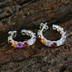 Julia multicolor Slim multiple Stud Earring