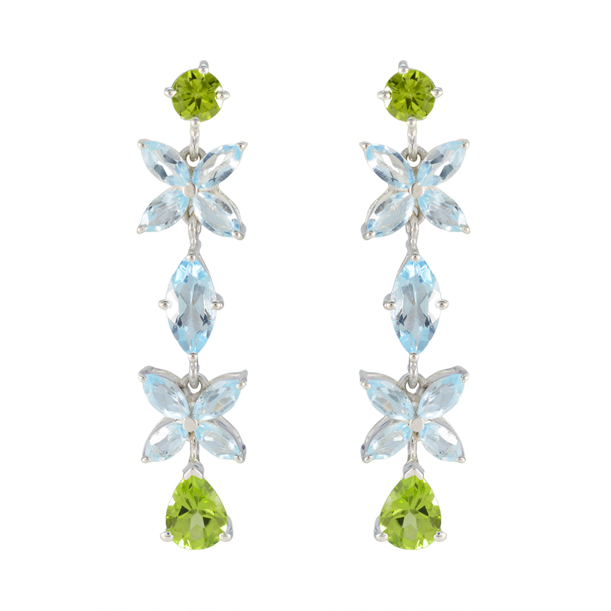 Charlotte multicolor Versatile multiple Stud Earring Multi multicolor Stud