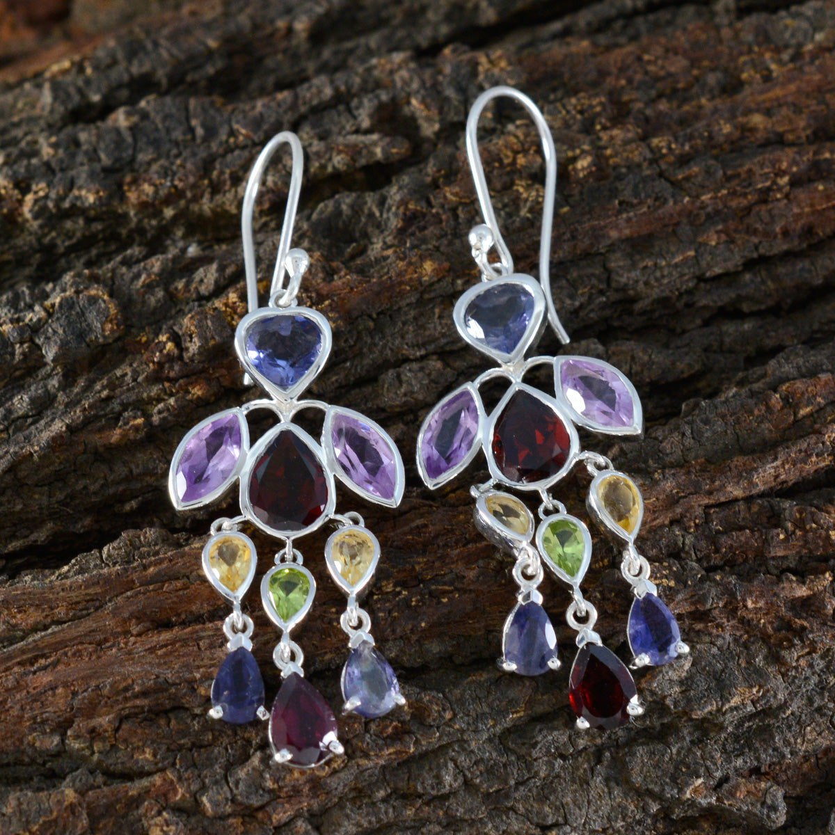 Seo yeon multicolor Versatile multiple Dangle Earring