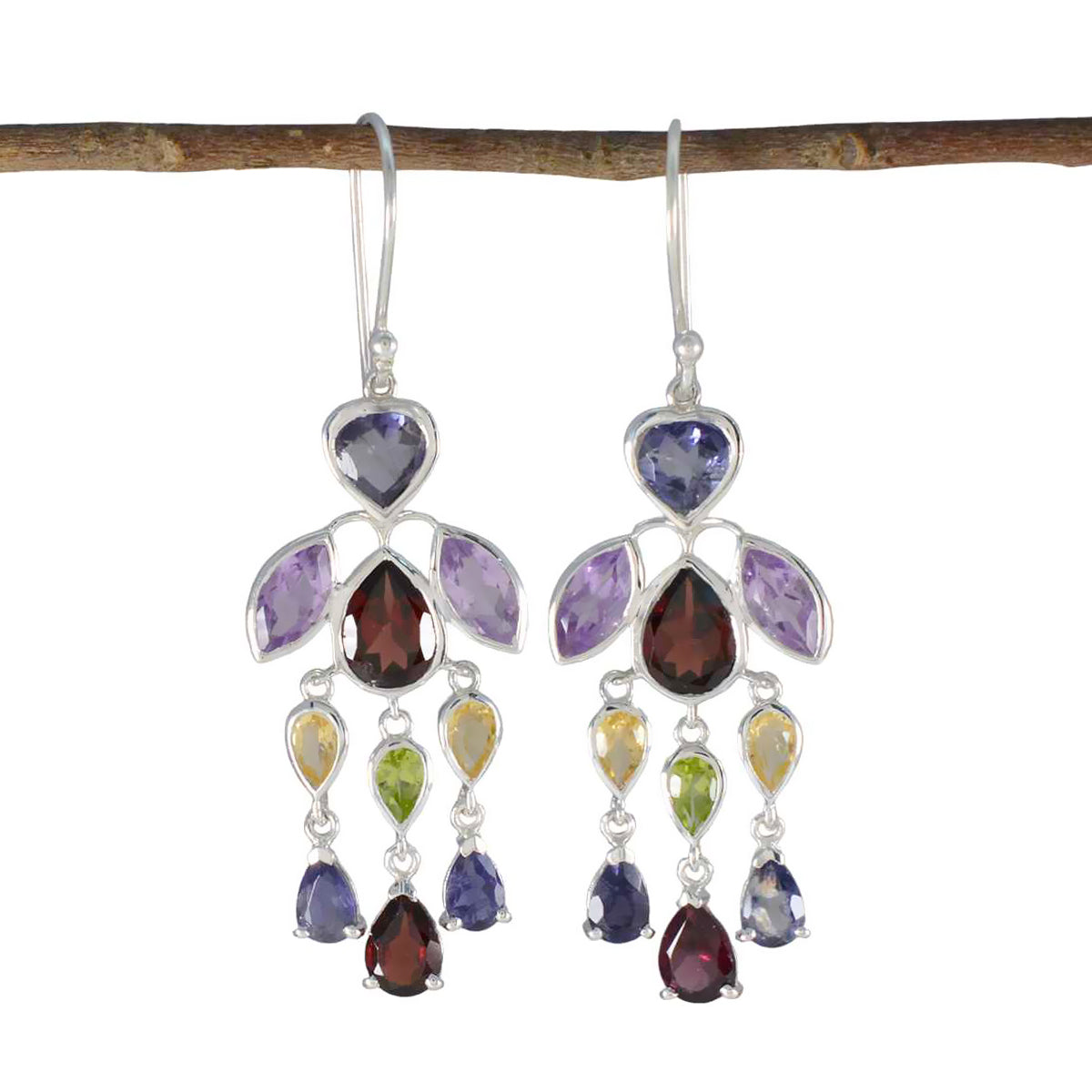 Seo yeon multicolor Versatile multiple Dangle Earring Multi multicolor Dangle
