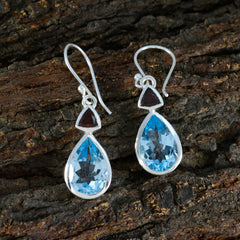Bianca multicolor Slim Toi et Moi Dangle Earring
