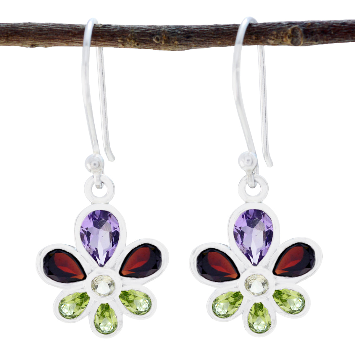 Tereza multicolor Whisper thin multiple Dangle Earring Multi multicolor Dangle