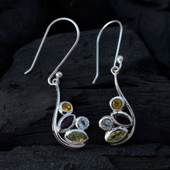 Aaliyah multicolor Dainty quarter Dangle Earring