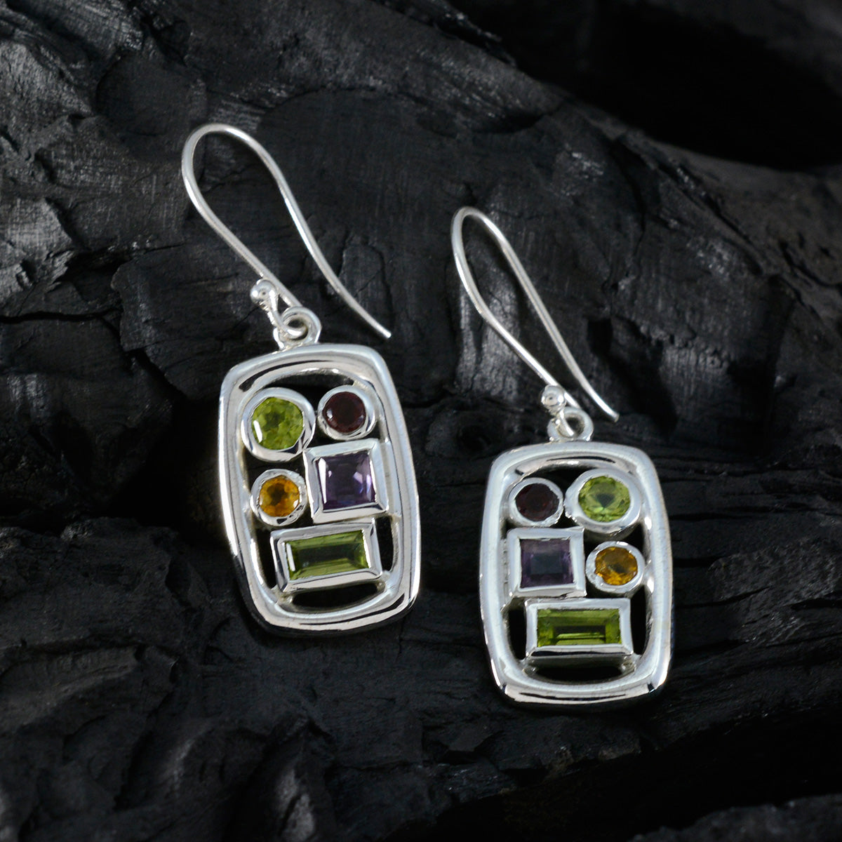 Dayana multicolor Mid weight Penta Dangle Earring